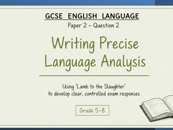 GCSE English Language Q2:Lamb to Slaughter