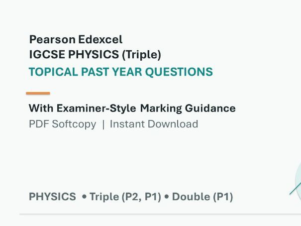5 Solids, liquids and gases 2021 - 2025, Pearson Edexcel IGCSE Physics – Topical Past Year