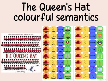The Queen's hat- colourful semantics