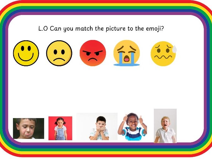 Matching Emotions (Linked with Colour Monster)