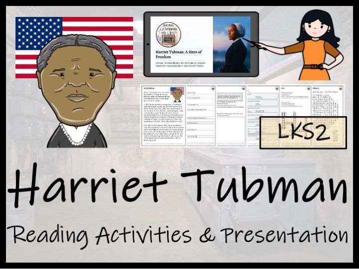 Harriet Tubman Reading Comprehension Activities | Year 3 or Year 4