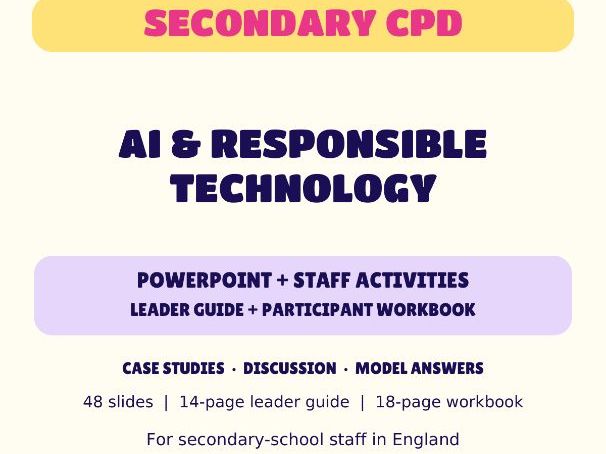 AI & Responsible Technology | Secondary CPD