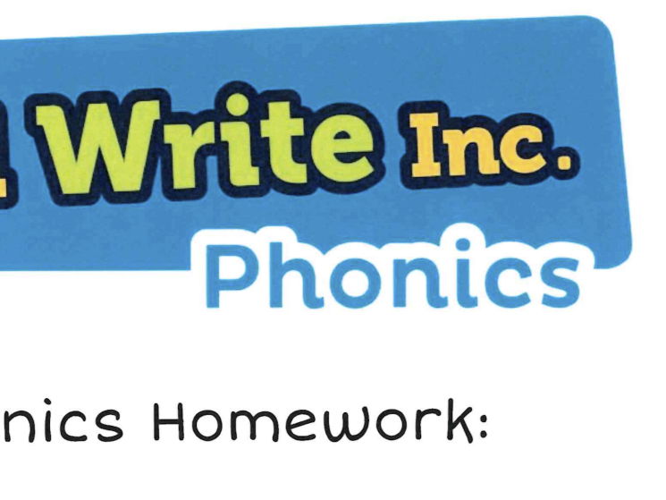Read Write Inc set 3 Phonics homework