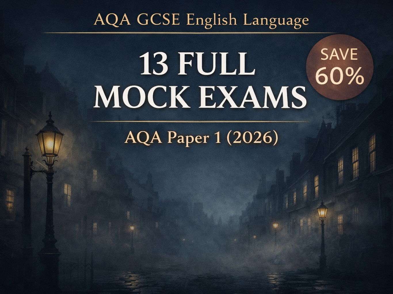 AQA GCSE English Language Paper 1 – 13 Full Mock Exams (2026 Practice Bundle)