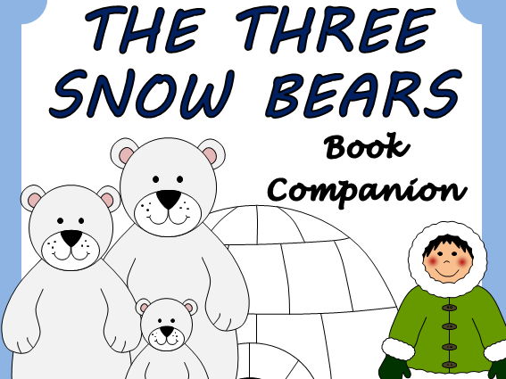 The Three Snow Bears book companion- Jan Brett
