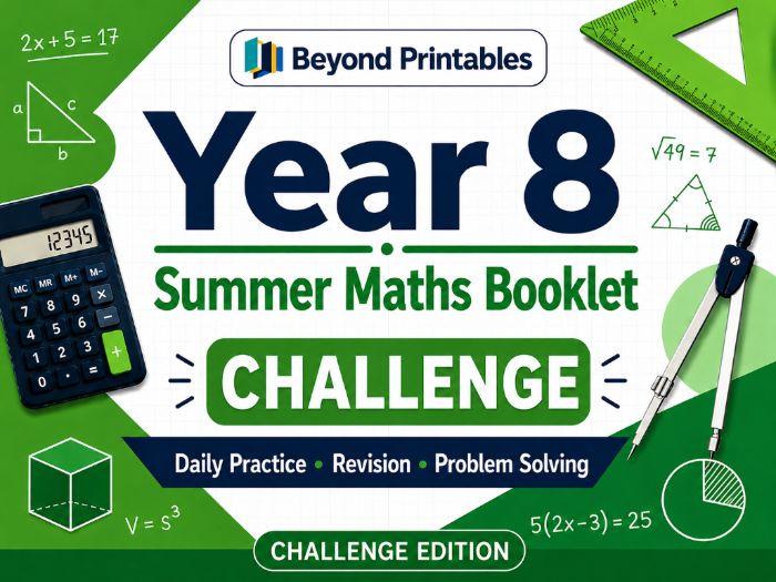 Yr 8 Summer Maths hw 2026 – Challenge Edition