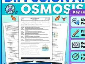 AQA GCSE Biology Osmosis Worksheet(Paper 1 Exam Questions)