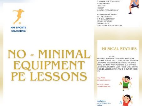 No - Minimal Equipment PE Activities