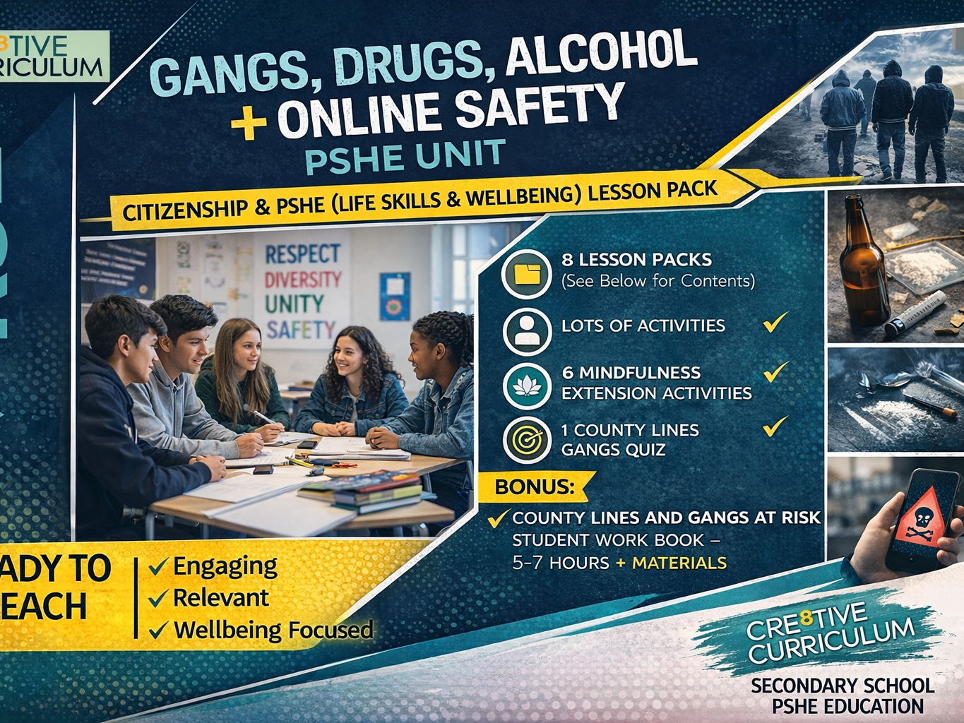 Online Safety + Drugs + Gangs Unit