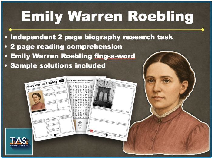 Engineer Emily Warren Roebling Research Task