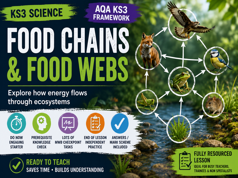B2.7 Food Chain and Food Web (Lesson plan & Slide)