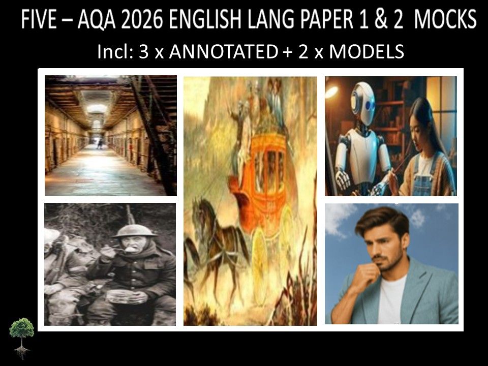 FIVE - AQA PAPER 1 & 2 | 2026 FULL MOCKS | ANNOTATED | MODELS