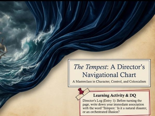 The Tempest Analysis Mini Pack | A Level Year 12–13 | Themes & Language | Shakespeare
