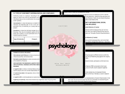 IB Psychology Standard Level Revision Guide