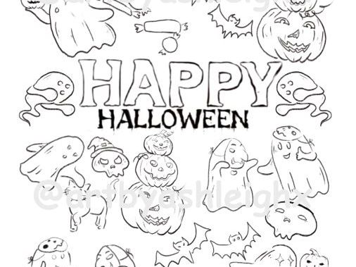Halloween Colouring Sheet