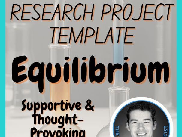 Chemical Equilibrium | Chemistry Research Project Template | Digital + Print