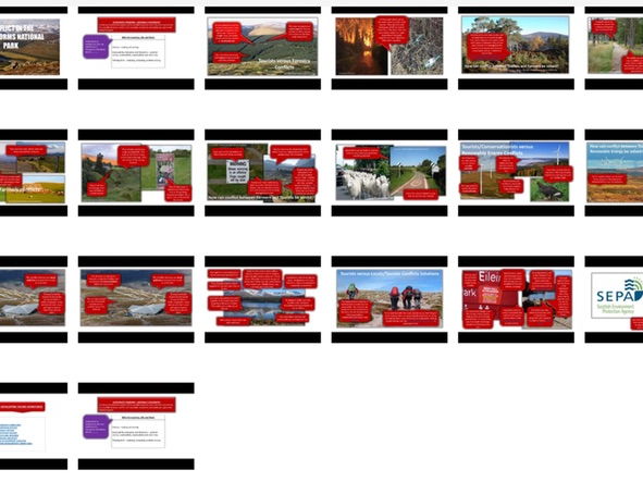 Land use conflict and solutions in the Cairngorms National Park geography PowerPoint