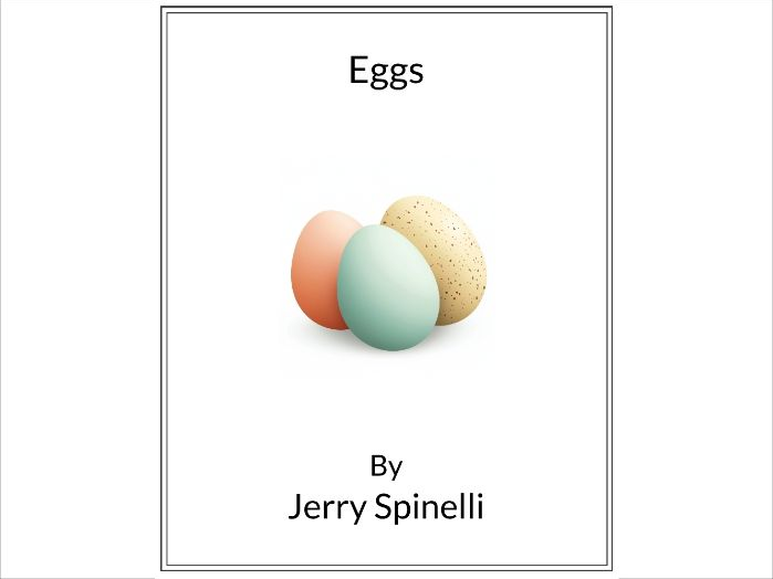 Eggs by Jerry Spinelli - (Lesson Plan)