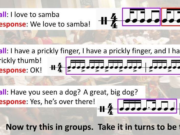 Samba: Lesson 1 (KS2 or KS3)