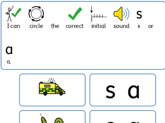 SEND phonics support: S, A, P, I, N