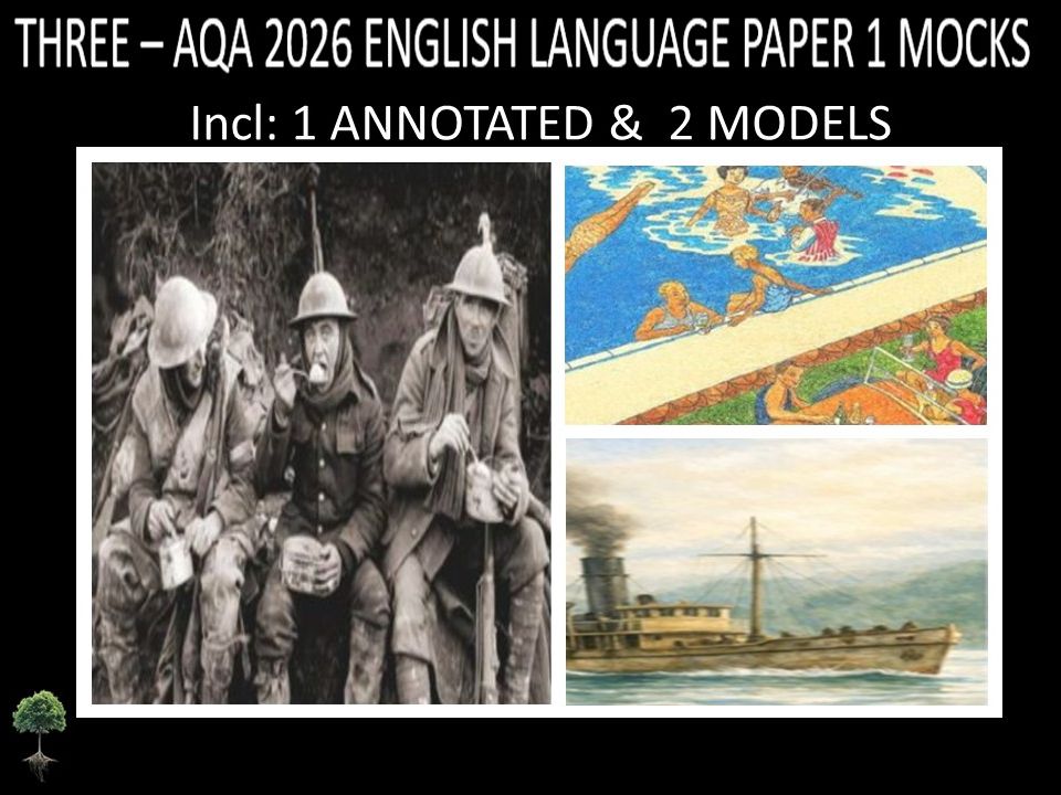 THREE - AQA PAPER 1 | 2026 FULL MOCKS | ANNOTATED | MODELS