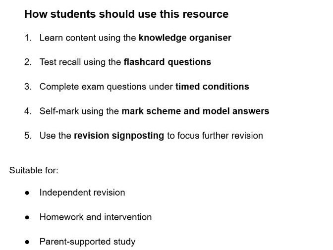Edexcel GCSE Combined Science Full Exam pack for all papers