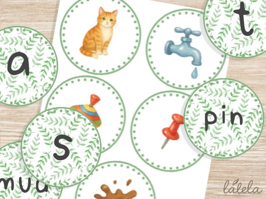 Initial Phonic Sounds (m, a, s, d, t, n, p, o, g, i)