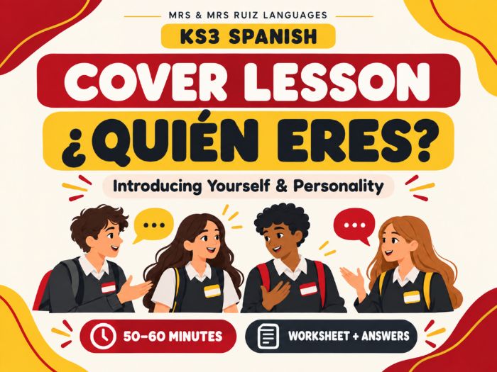Cover Lesson/Work: Introducing Yourself and Personality