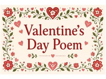 Valentine's Day Poem for Key Stage 1
