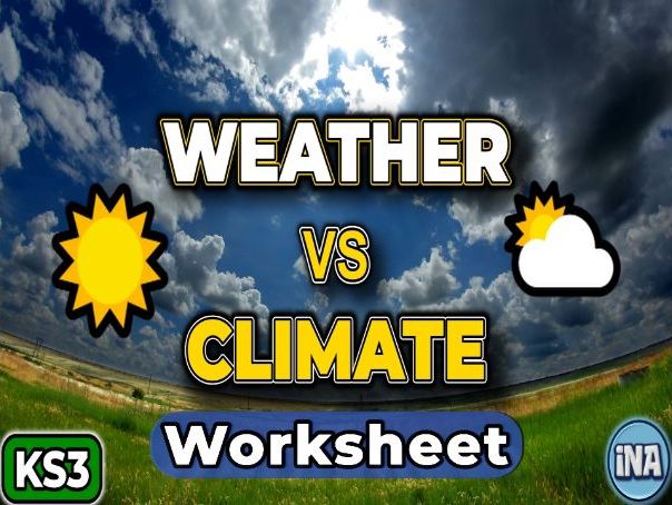 Weather and Climate - KS3 Geography Worksheet