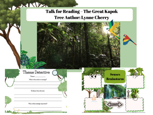 The Great Kapok Tree Reading Comprehension Unit | Talk for Reading | 15 Lessons | Year 3/4