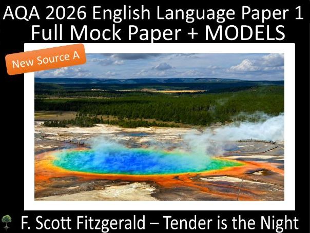 NEW AQA 2026 English Language Paper 1 Mock | MODELS (Fitzgerald)
