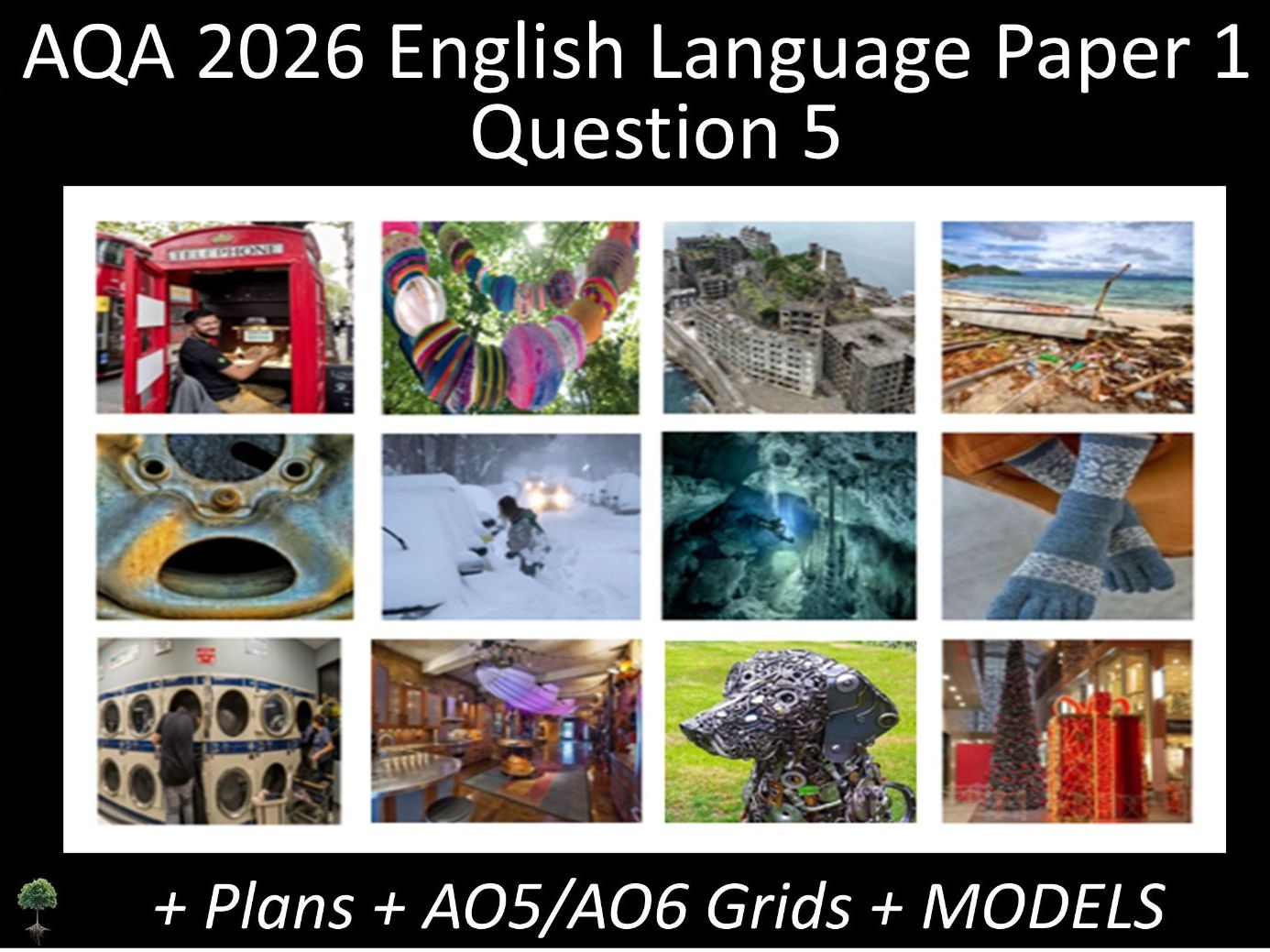 Twelve Question 5 - AQA 2026 English Language Paper 1| Plans, AO Grids, Models