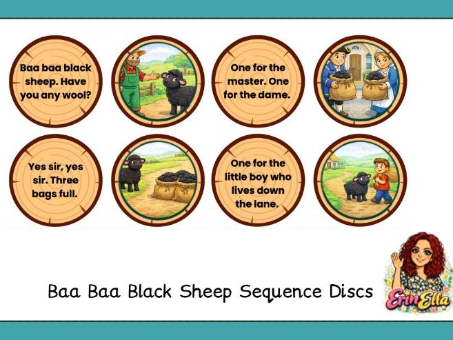 Baa Baa Black Sheep Sequence Discs