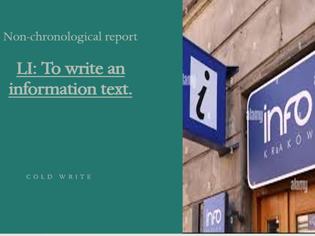 UKS2 Non-Chronological Report - Biography Unit