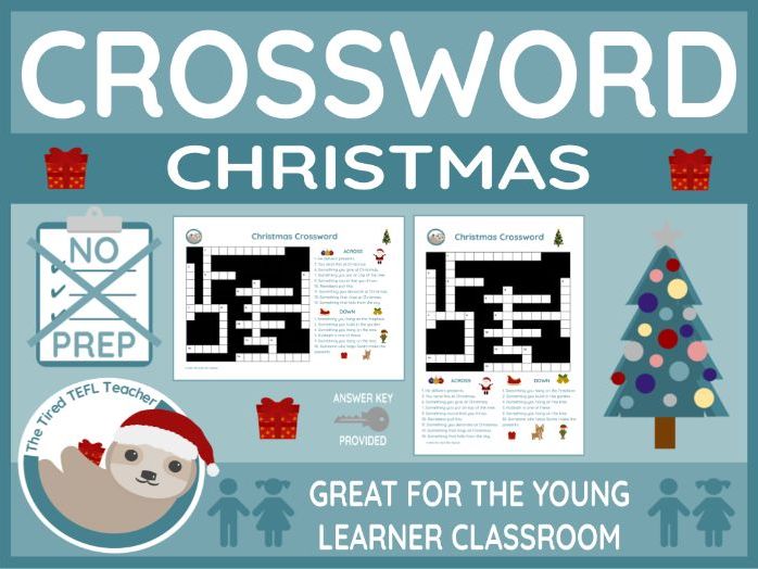 ESL Christmas Crossword