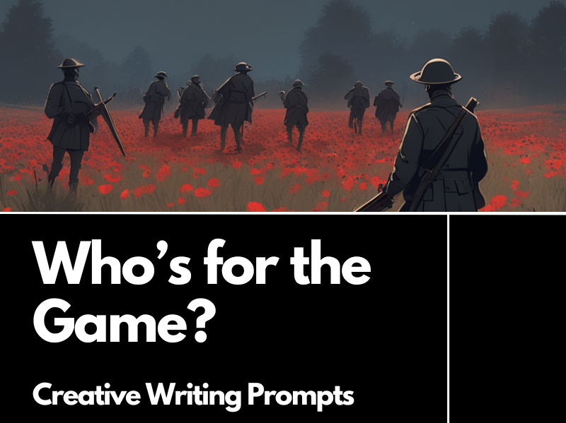 Who's for the Game? Post-Reading Creative Writing Prompts