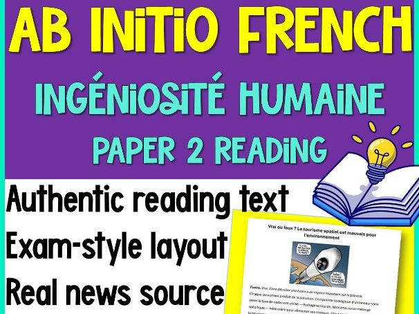 IB French Ab Initio Reading Text | Exam Practice | Partage de la Planete