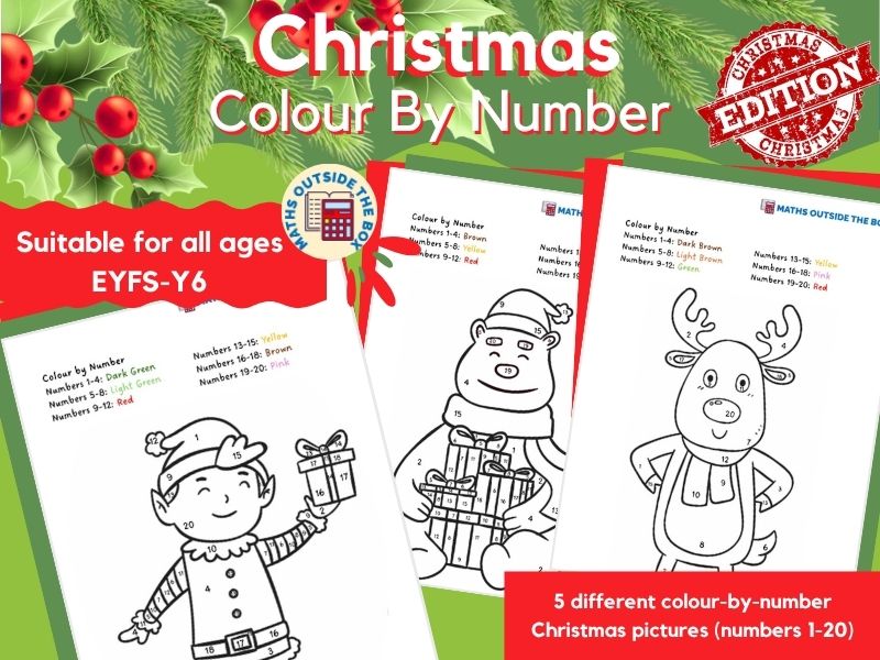 Christmas Colour By Number (All Ages)