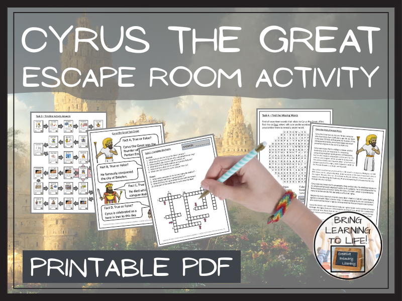 Cyrus the Great Escape Room Activity