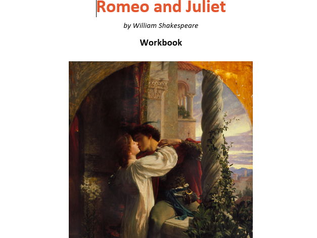 Romeo and Juliet GCSE Workbook: 13 Extracts & Activities