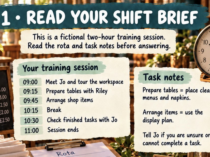 First Shift Challenge | Employability & Work Experience Skills | KS3 KS4 SEND