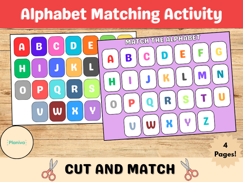 Alphabet Matching Activity