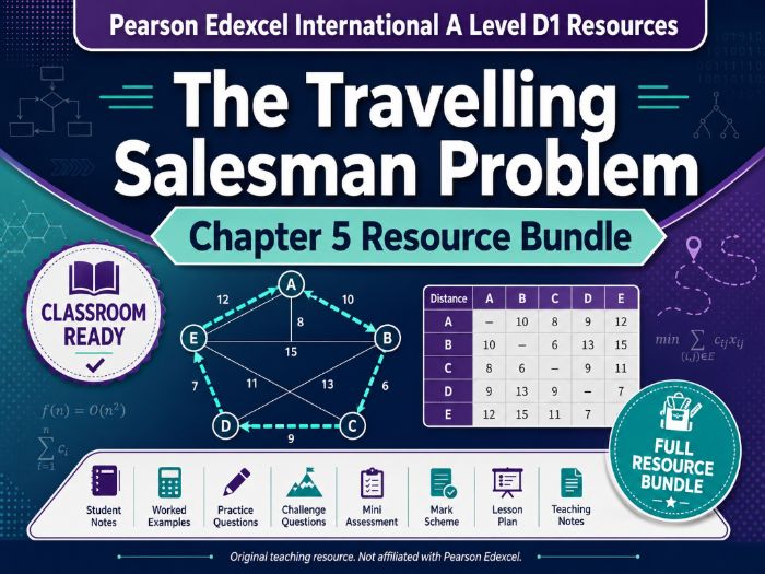 05 - Travelling Salesman Problem Teacher Pack - Edexcel International A-Level Maths Decision 1 (D1)