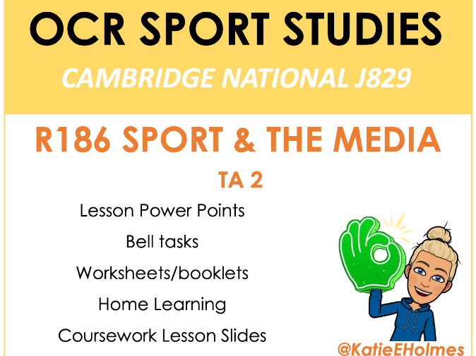Sport Studies - R186 TA2 (Cnat J829)