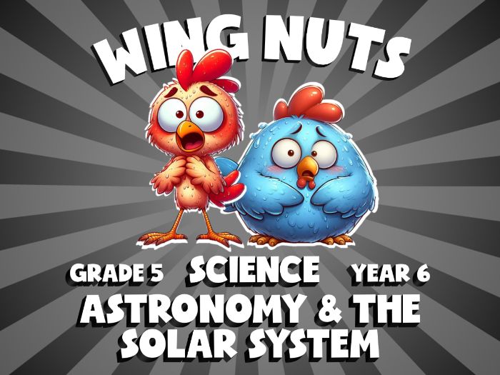 Astronomy & the Solar System WING NUTS Science Game | No-Prep Year 6 Review Activity