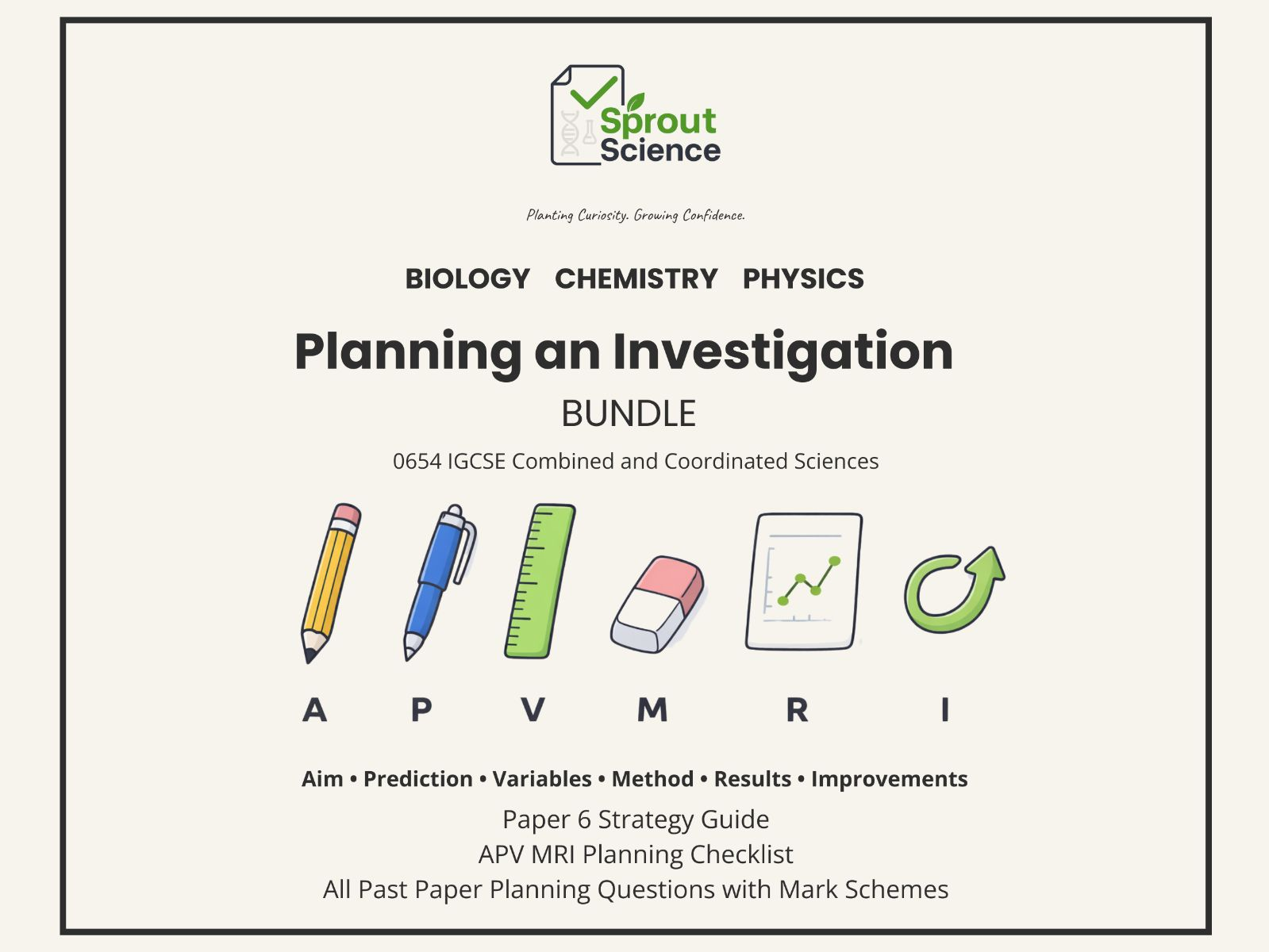 Planning an Investigation | Paper 6 Exam Prep Bundle