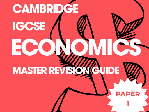CIE IGCSE Economics 0455 Paper 1 MCQ Master Revision Guide I Past Paper Analysis + Exam Prep Insight