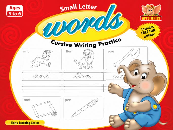 Small Words Cursive Writing Book