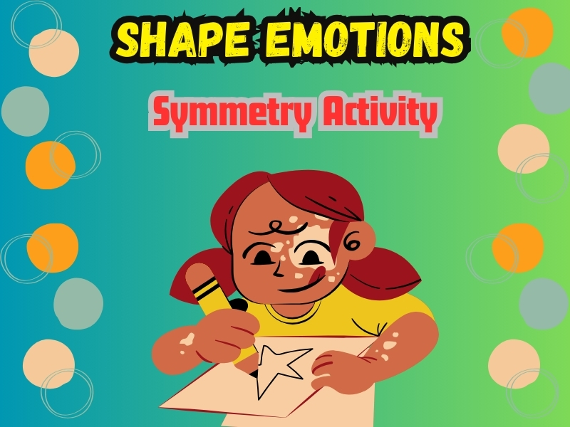 Symmetry Drawing: Shape Emotions Fine Motor Maths & Art Activity